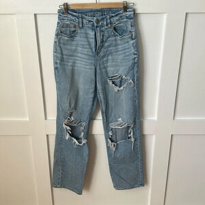 American Eagle, distressed denim jeans